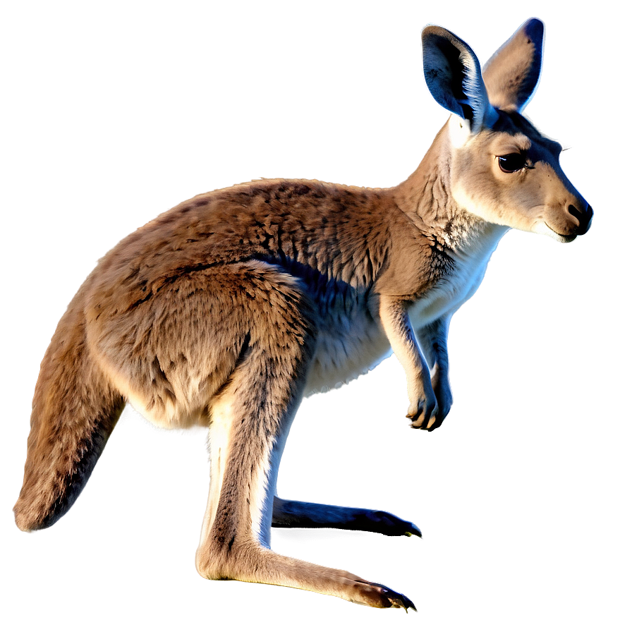 Kangaroo With Baby In Pouch Png Lcj