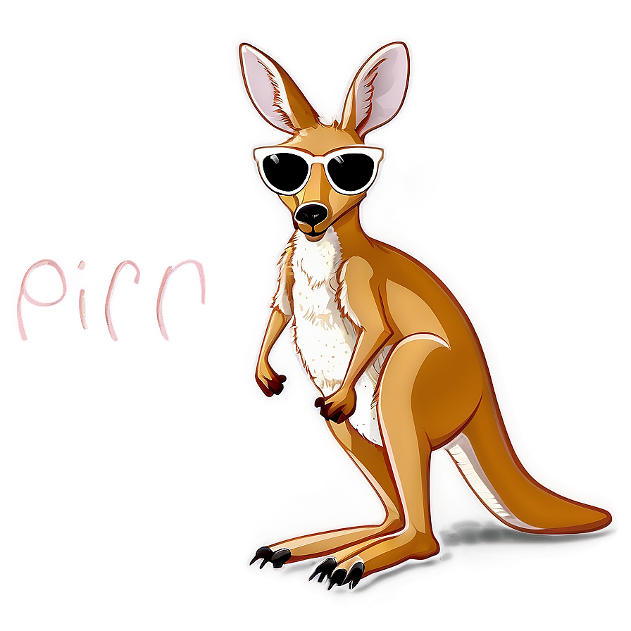 Kangaroo With Sunglasses Png 90