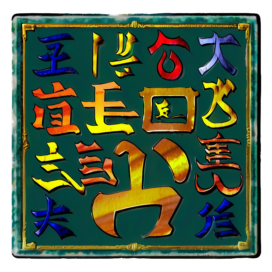 Kanji For Prosperity Png 06272024