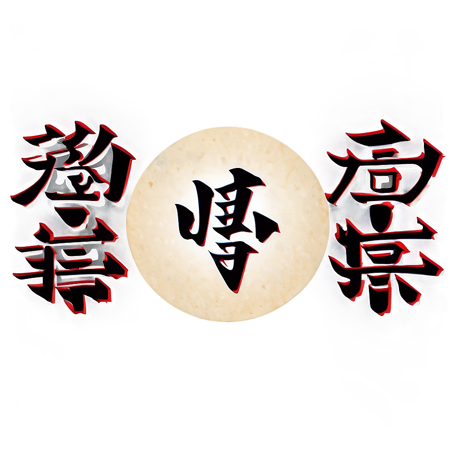 Kanji Wisdom Emblem Png Juk53