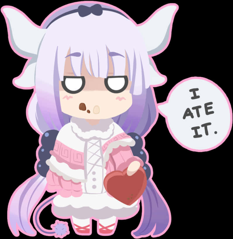 Kanna Dragon Mischief Cute Anime Character