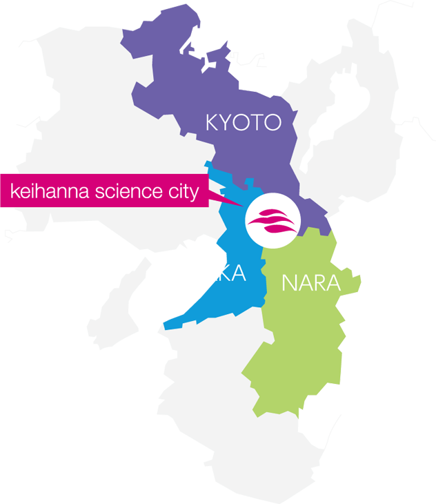 Kansai Region Map Kyoto Osaka Nara PNG with transparent background