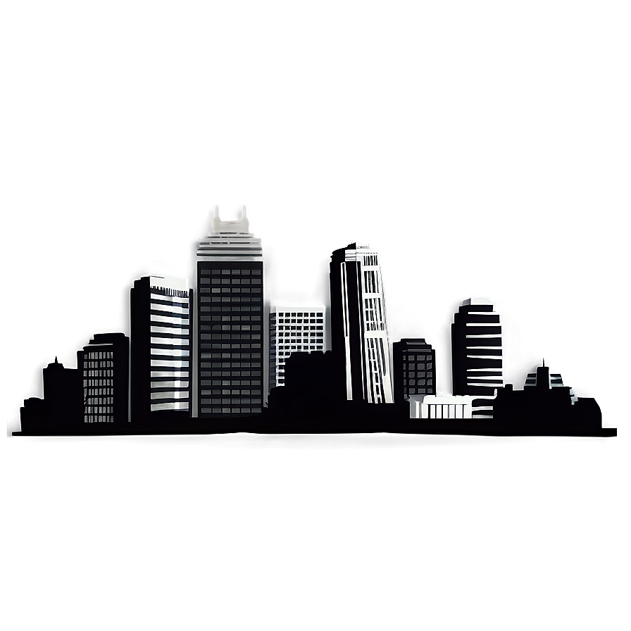 Kansas Cityscape Silhouette Png Iwt58