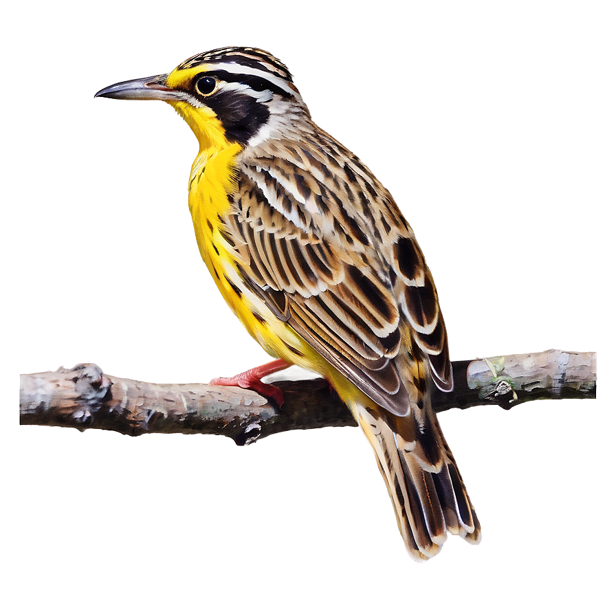 Kansas State Bird - Western Meadowlark Png Lkh90