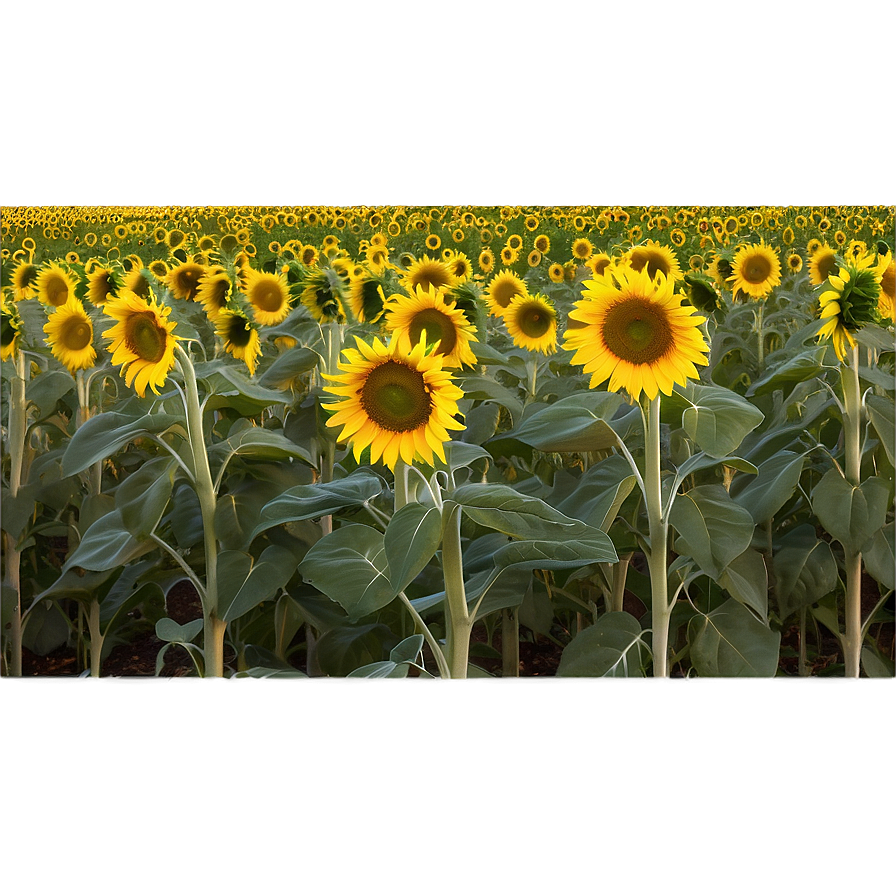 Kansas Sunflower Field Png 39