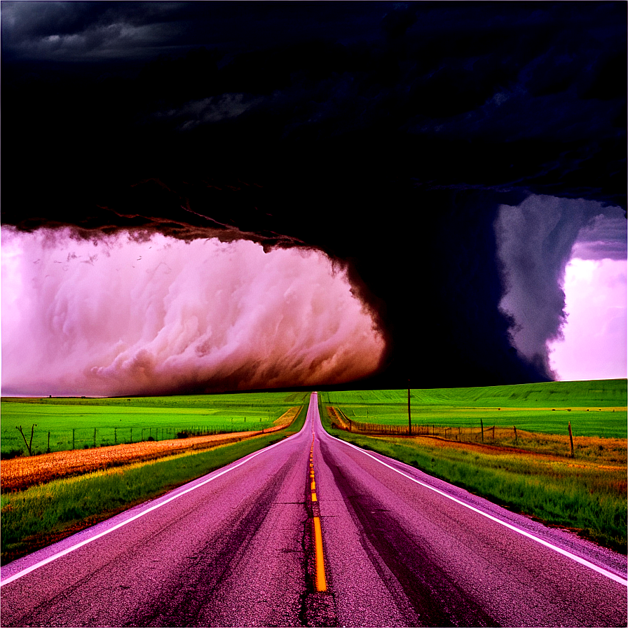 Kansas Tornado Alley Landscape Png Ggb53