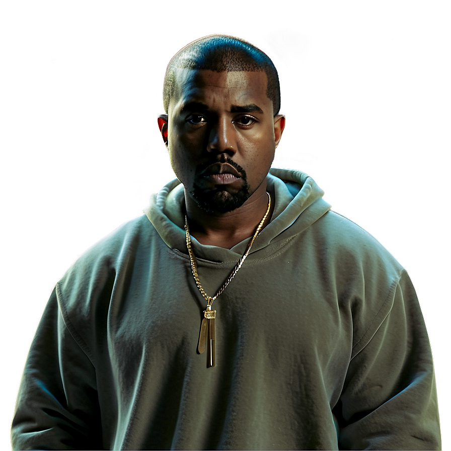 Kanye in Studio PNG 05232024 PNG image with a transparent background, free high-resolution download