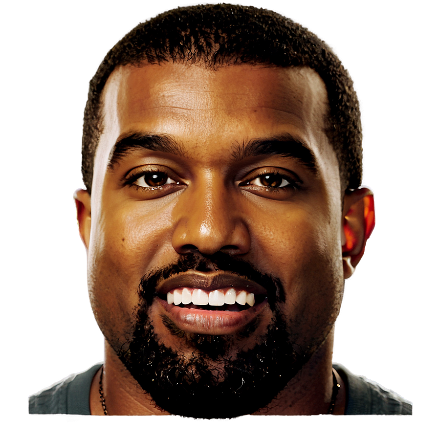 Kanye Smiling PNG iic58 PNG image with a transparent background, free high-resolution download