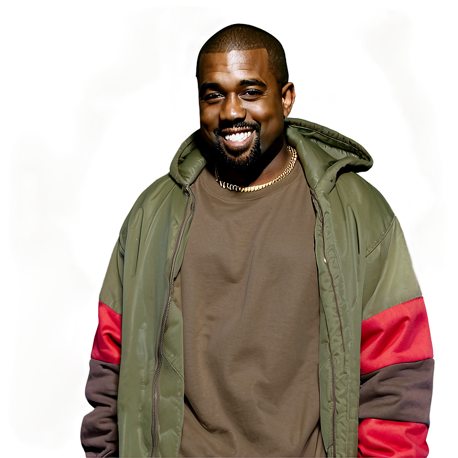 Kanye Smiling PNG xgr PNG image with a transparent background, free high-resolution download