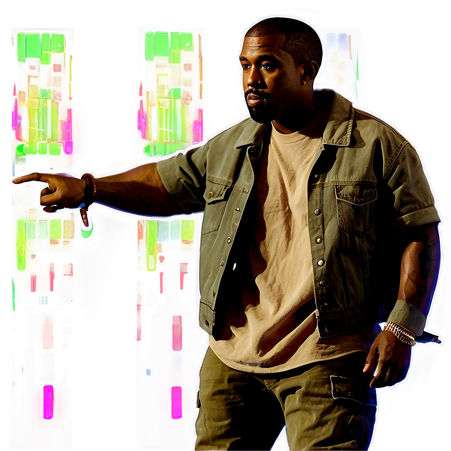 Kanye West Animated PNG 05232024 PNG image with a transparent background, free high-resolution download