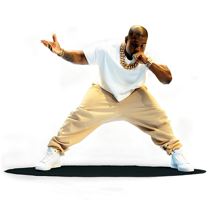Kanye West Performance PNG pox PNG image with a transparent background, free high-resolution download