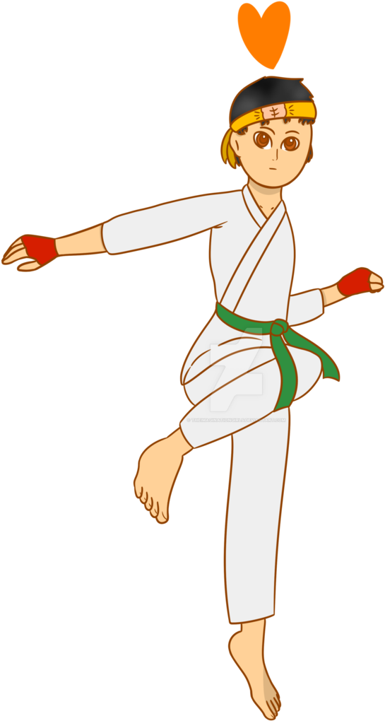 Karate Kid Inspired Character Illustration