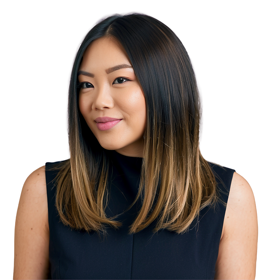 Karen Haircut with Highlights PNG sab95 PNG image with a transparent background, free high-resolution download