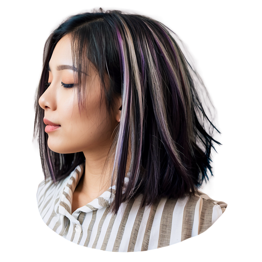 Karen Haircut With Streaks Png Ldg51