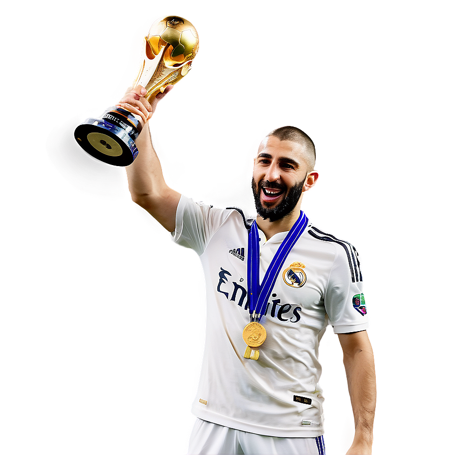 Karim Benzema Trophy Lift Png 06212024