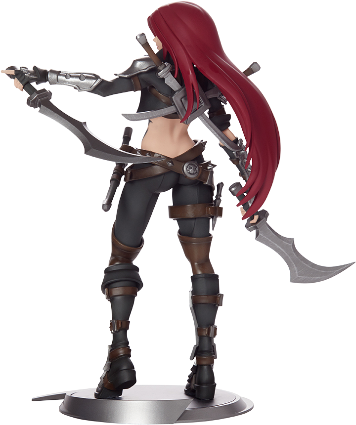 Katarina Unlocked Statue - Action Figure Katarina League Of Legends, HD Png Download PNG with transparent background