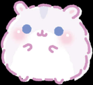 Kawaii Blush Cartoon Bear