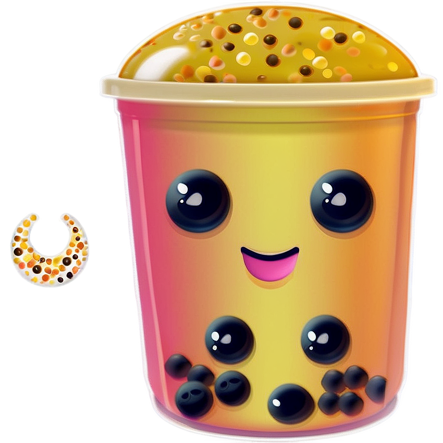 Kawaii Bubble Tea Png 05062024