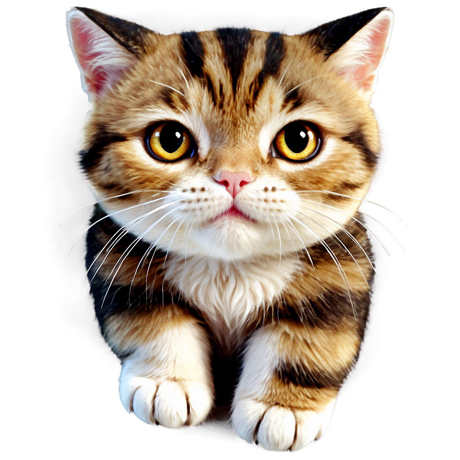 Kawaii Cat Illustration Png Few