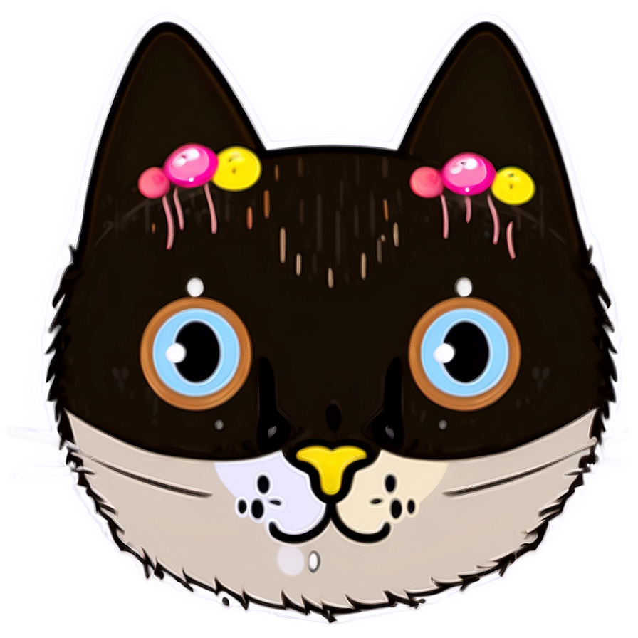 Kawaii Cat Illustration Png Idc