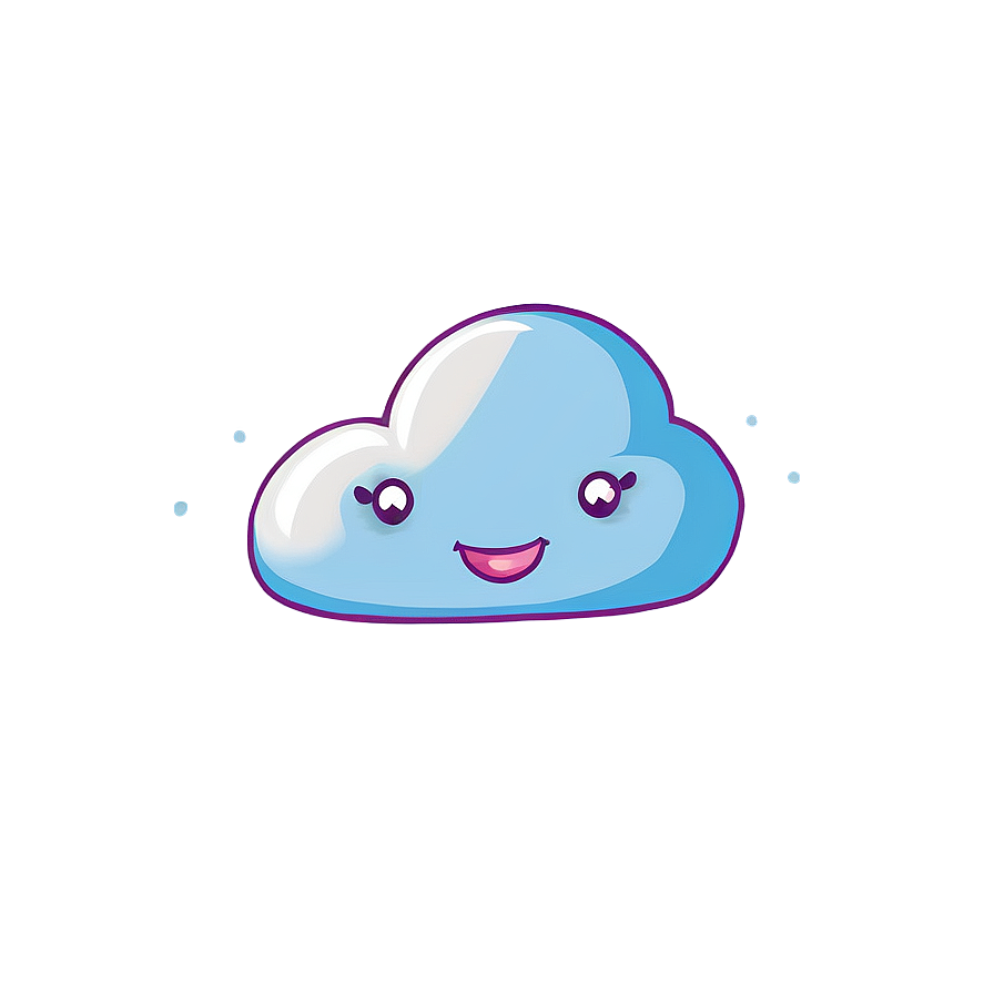 Kawaii Cloud Cartoon Png 06122024