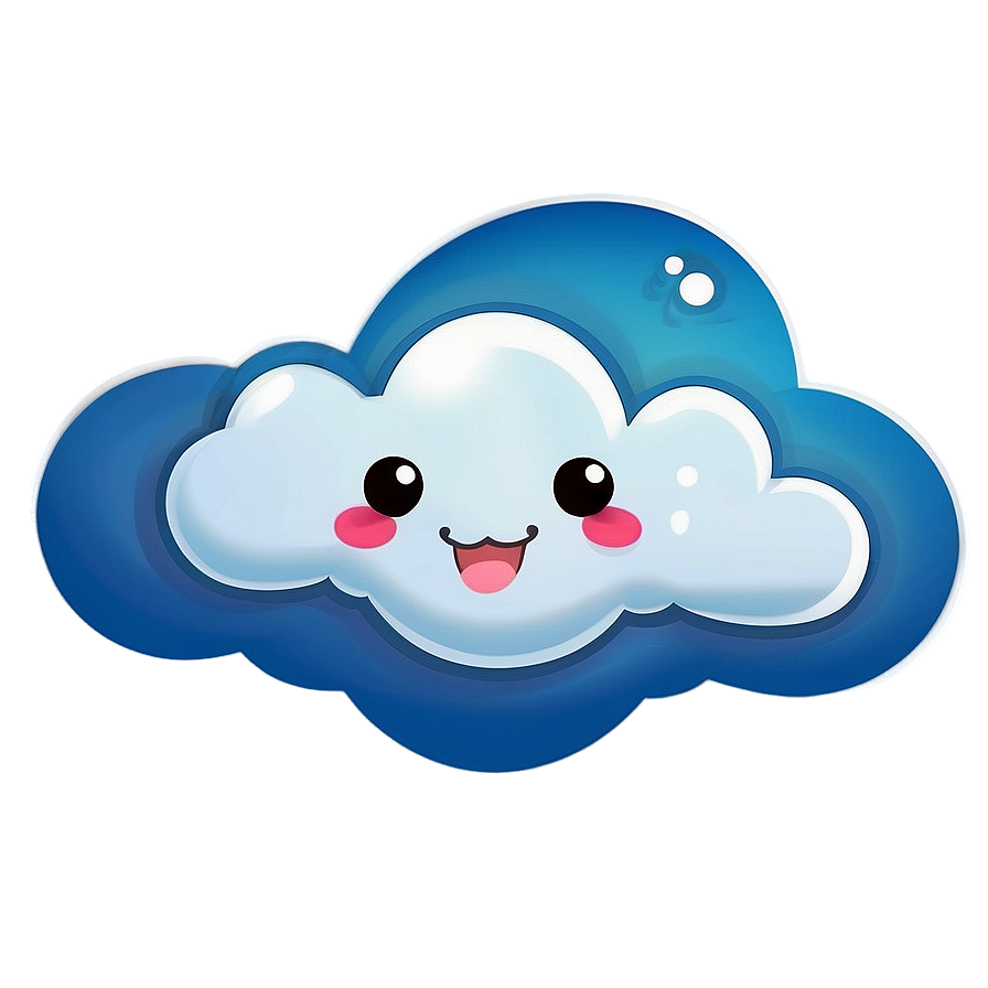 Kawaii Cloud Cartoon Png Hlg