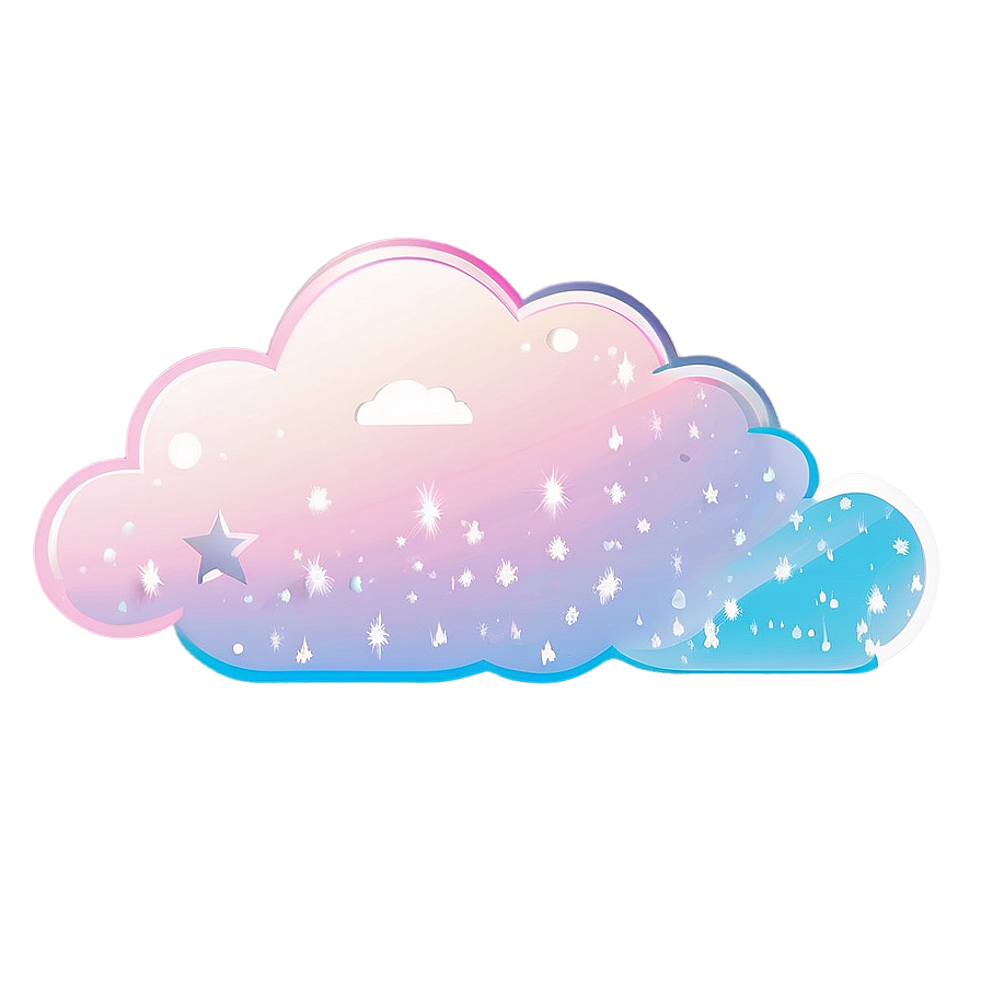 Kawaii Clouds And Stars Png 05062024