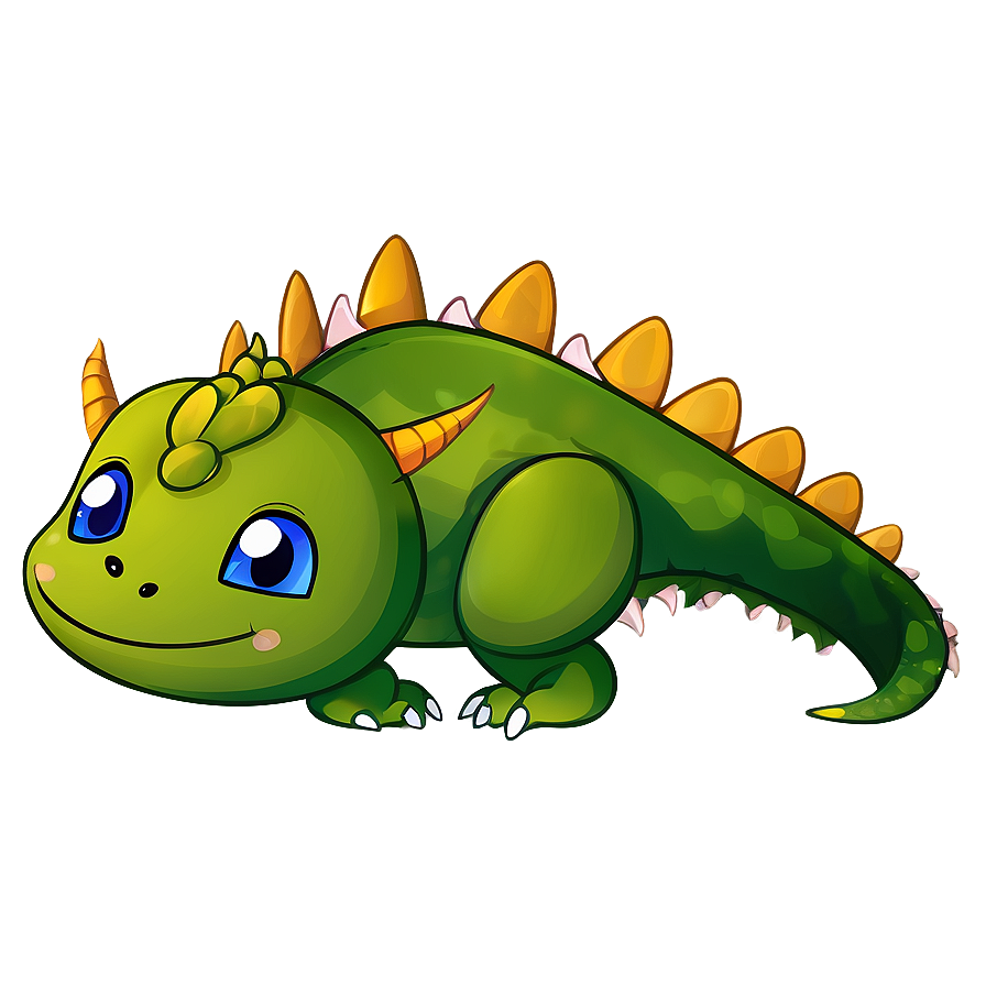 Kawaii Dragon Illustration Png 17