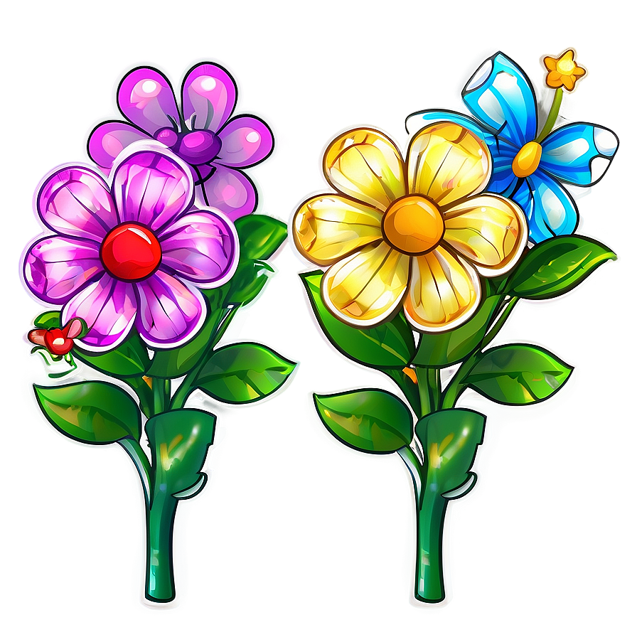 Kawaii Flower Bouquets Png Lho56