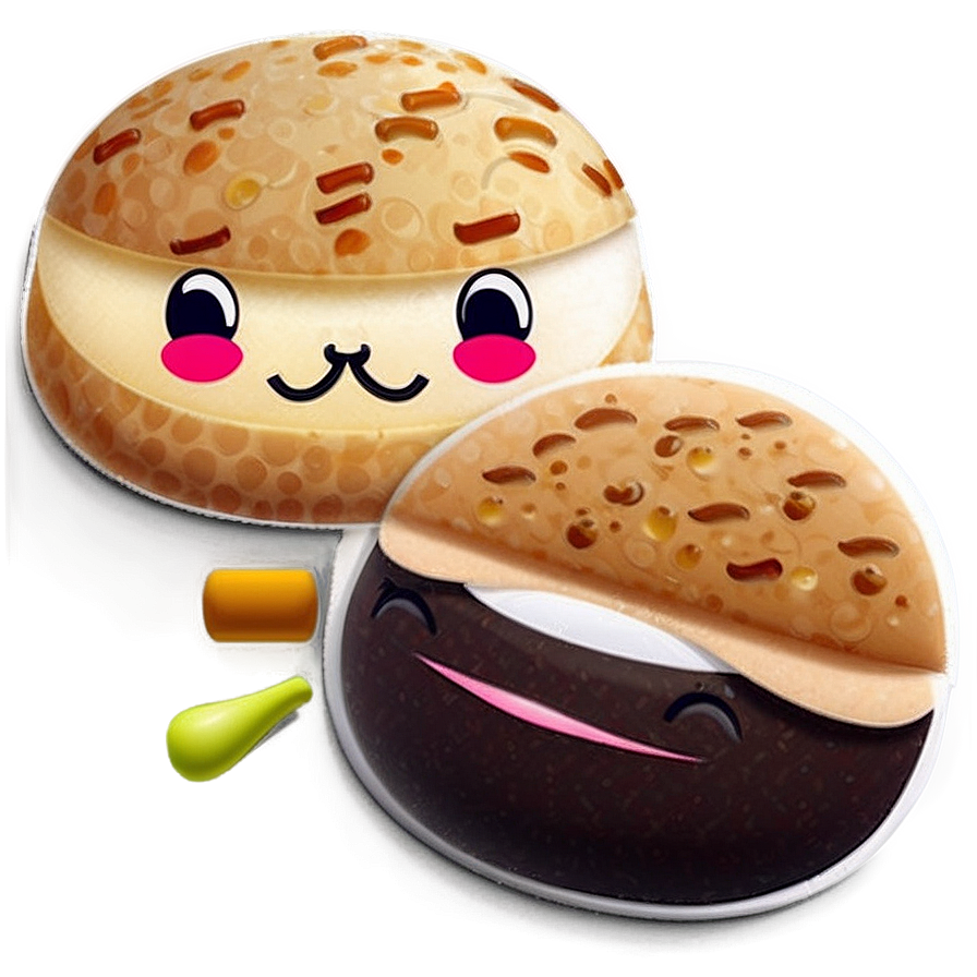 Kawaii Food Icons PNG 05062024 PNG with transparent background