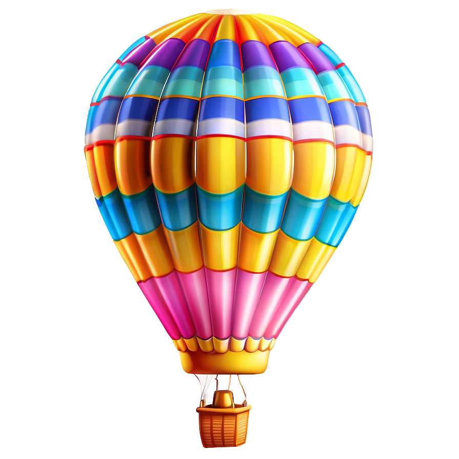 Kawaii Hot Air Balloon Png 05062024