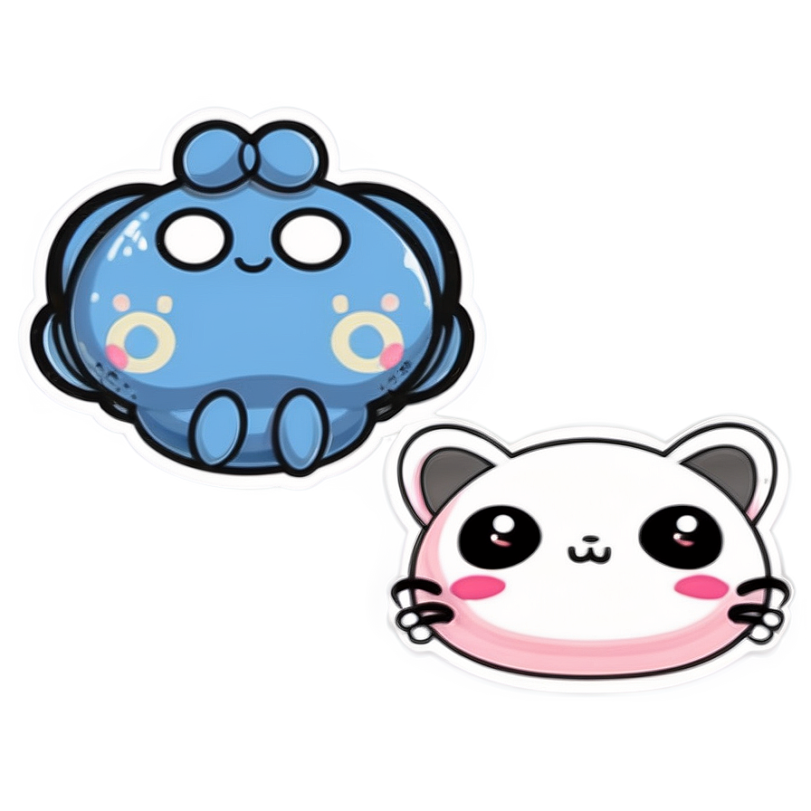 Kawaii Japanese Stickers PNG hrg PNG with transparent background