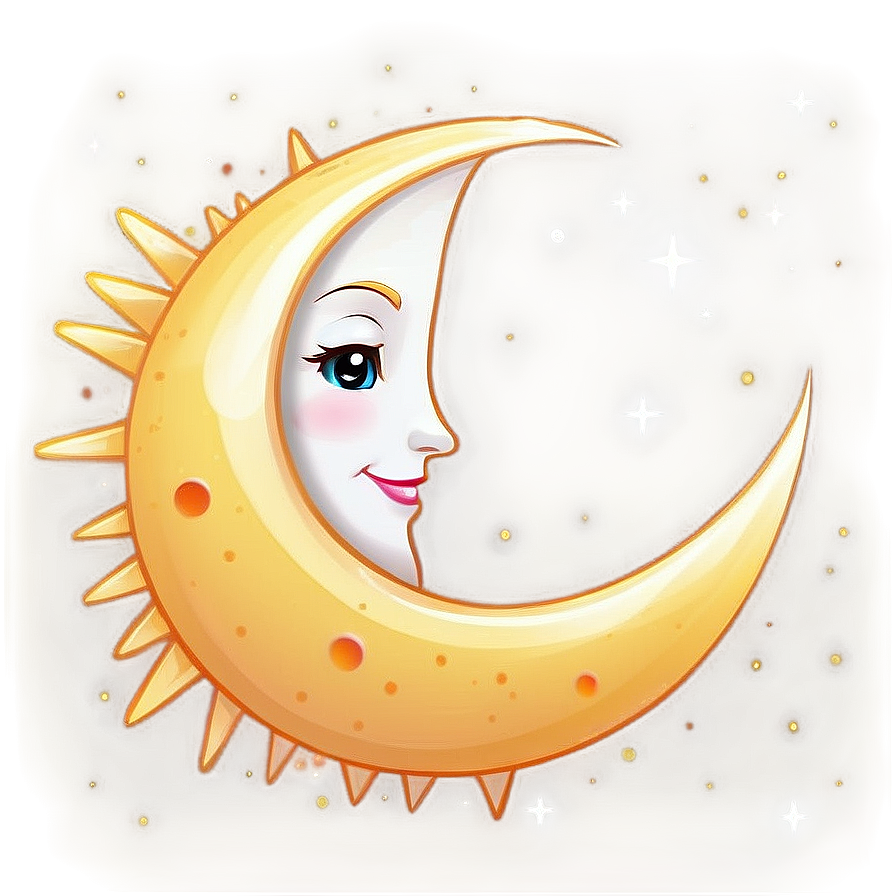 Kawaii Moon And Sun Png Vvi55