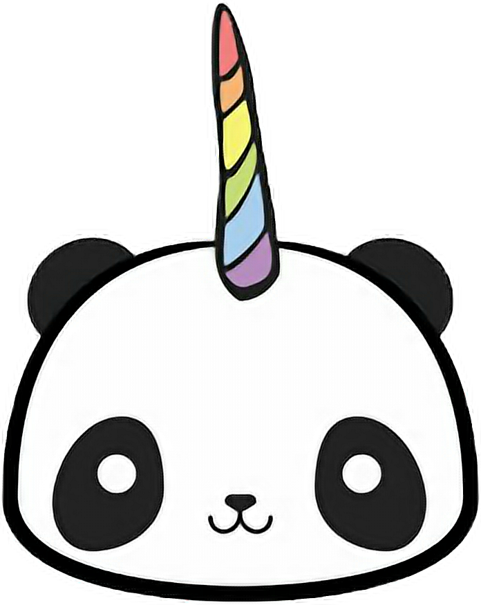 Kawaii Panda Unicorn Hybrid