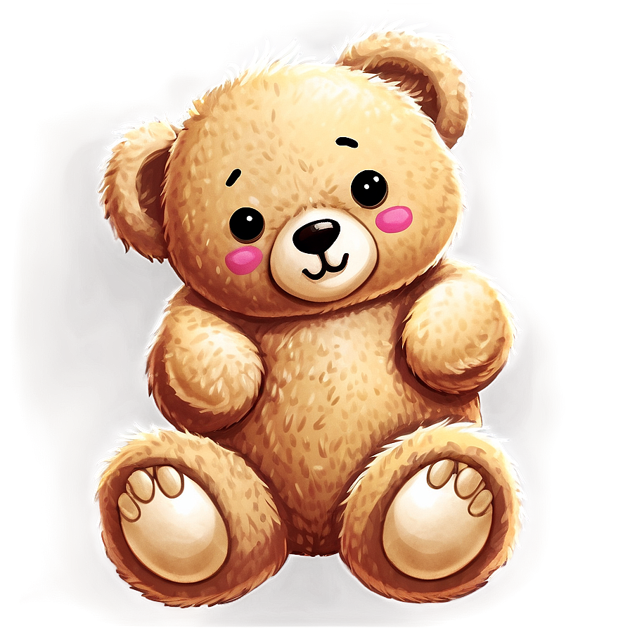 Kawaii Teddy Bear Png Qbj48