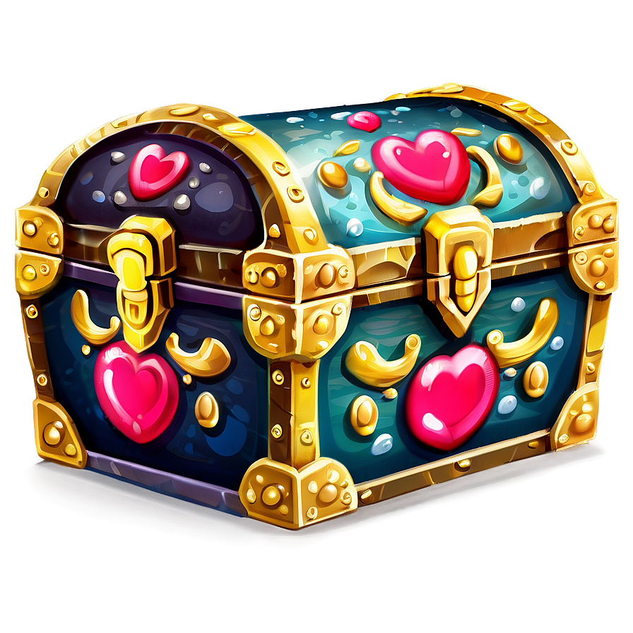 Kawaii Treasure Chest Png Lhq