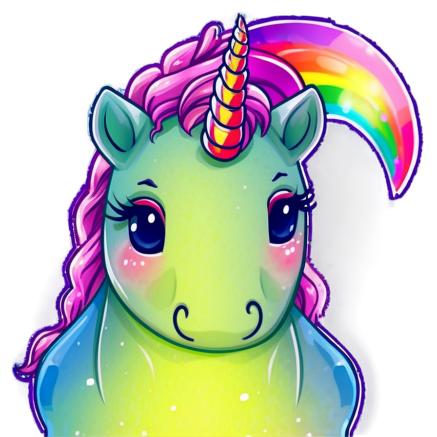 Kawaii Unicorn Png Qct