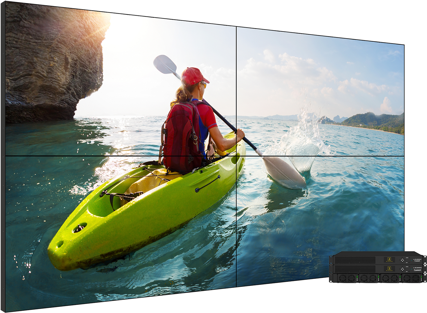 Kayaking_ Adventure_ Display PNG with transparent background