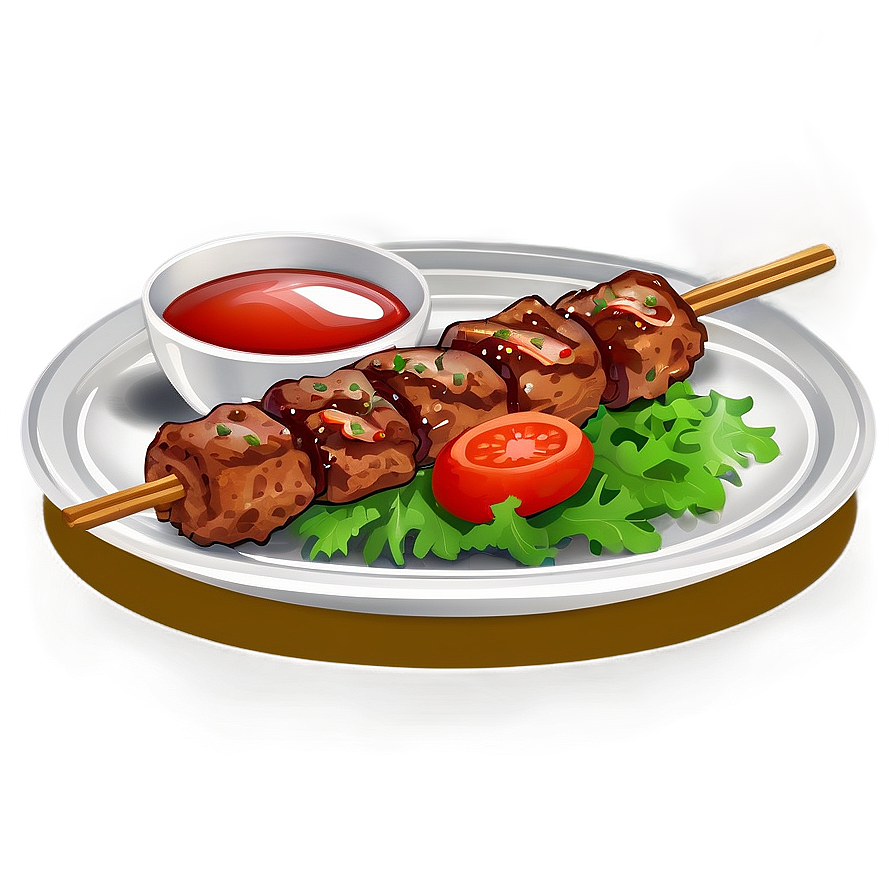 Kebab With Sauce Png 06262024