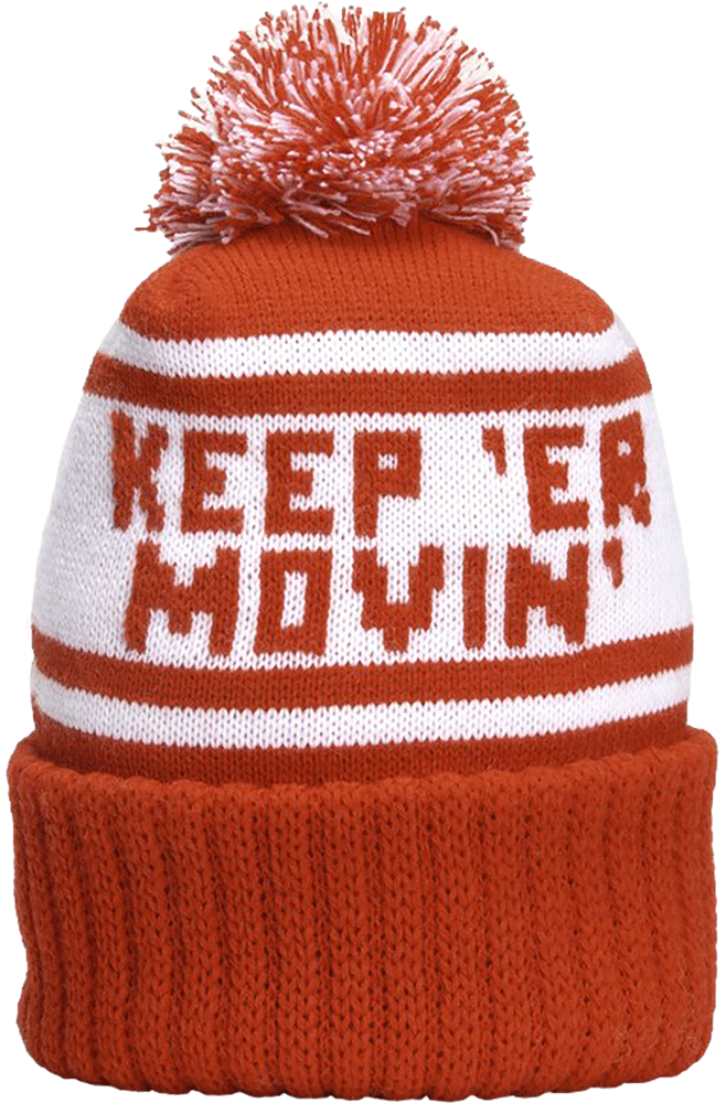 Keep Movin Slogan Beanie