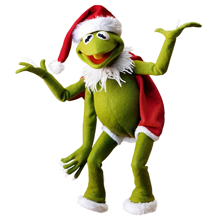 Kermit As Santa Claus Png Eri99