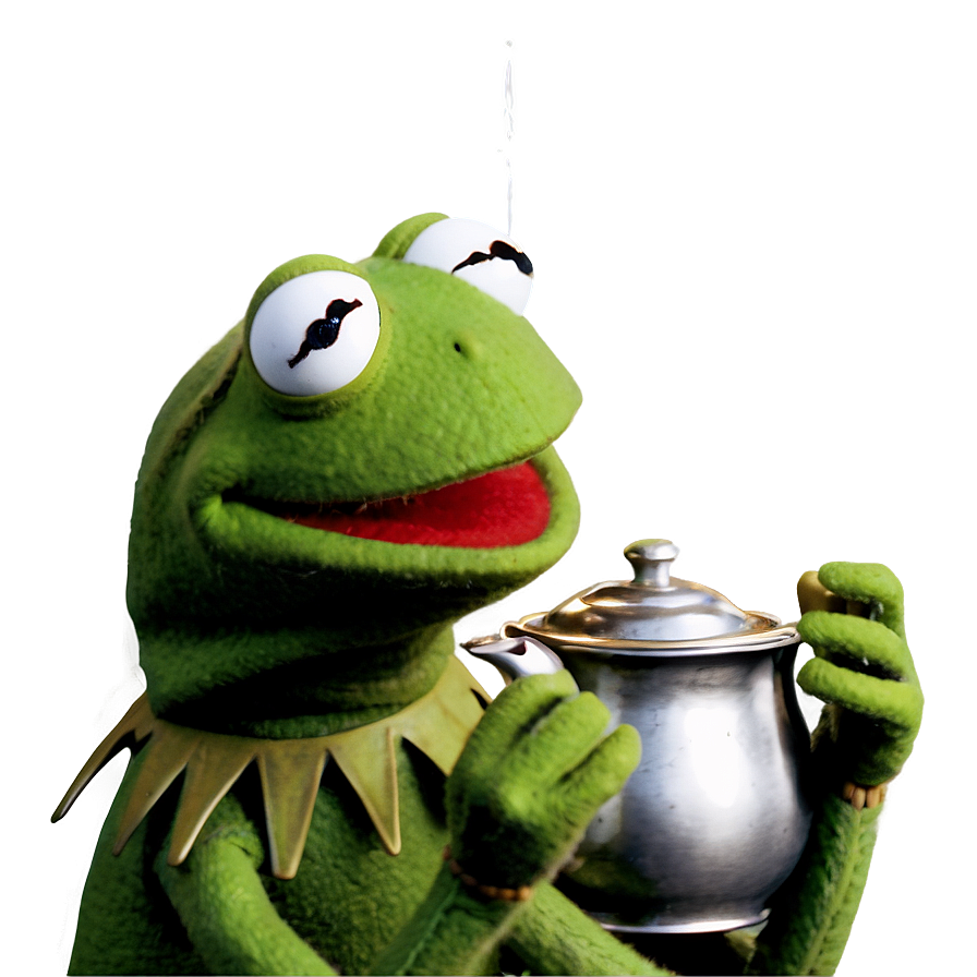 Kermit Drinking Tea Png 7