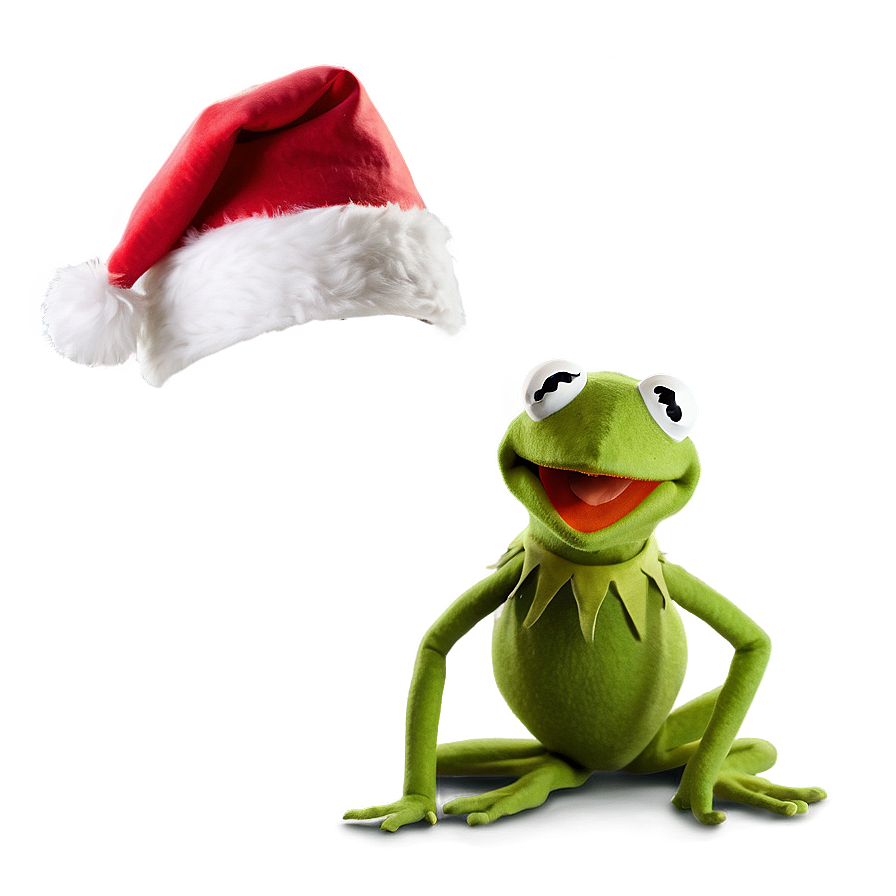 Kermit In Christmas Hat Png 9