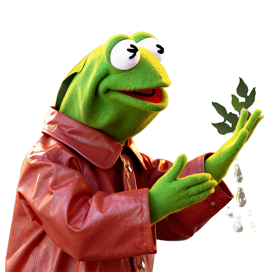 Kermit In Raincoat Png 29