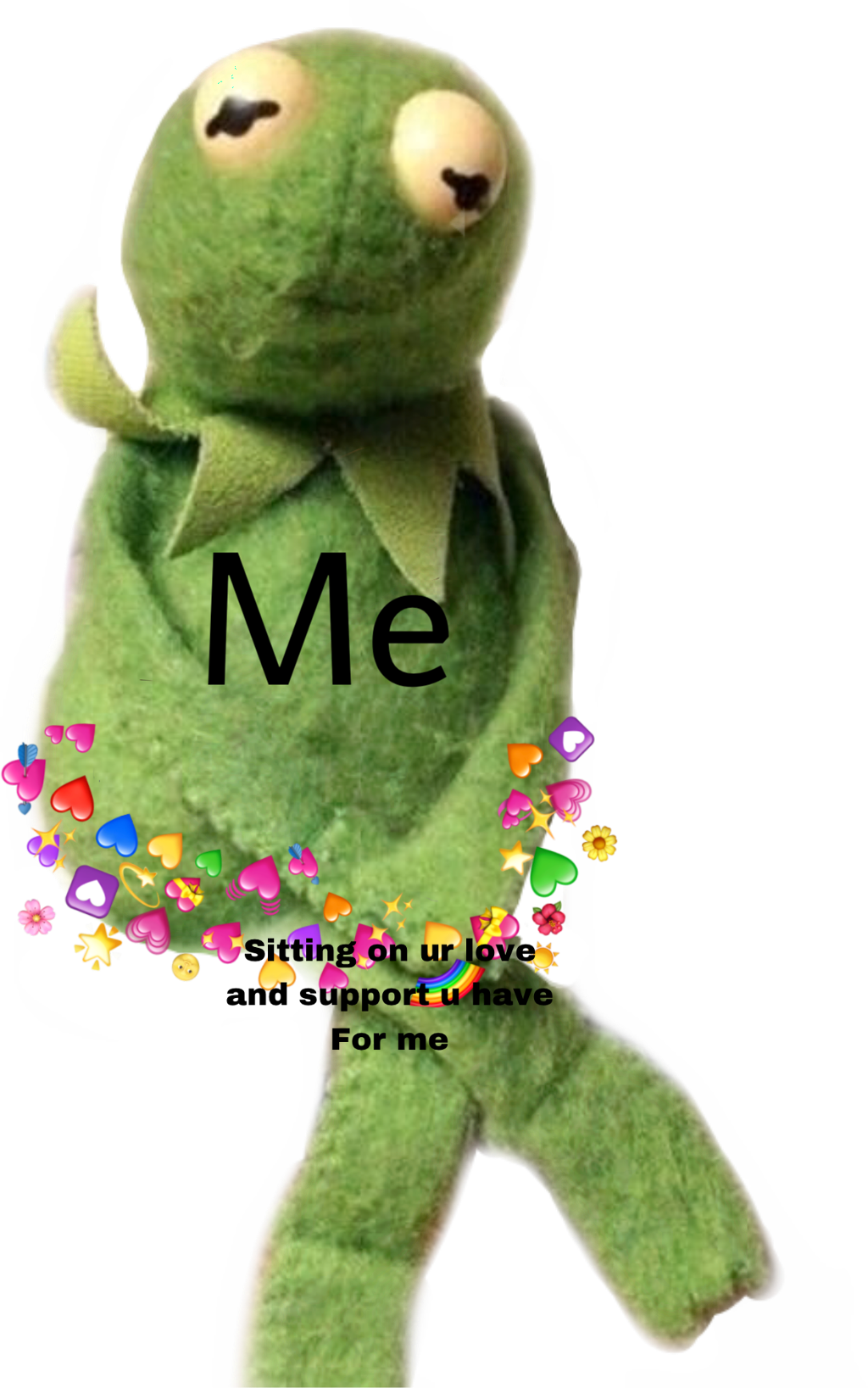 Oof Leeleemaknaenae Uwuwuwui Love Each One Of - Kermit The Frog Love Edits, HD Png Download PNG with transparent background