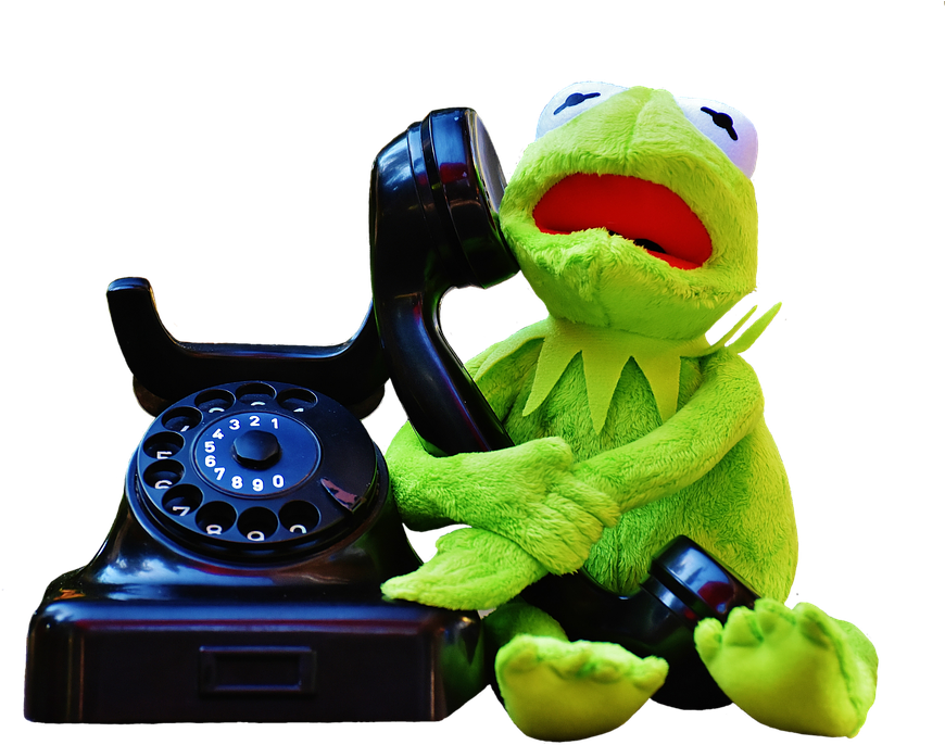 Kermit, Frog, Phone, Figure, Funny, Frogs, Animal - Kermit Png, Transparent Png PNG with transparent background