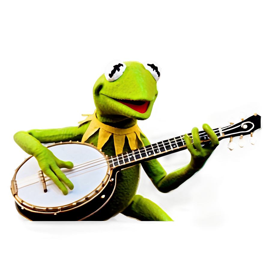 Kermit Playing Banjo Png Rkf