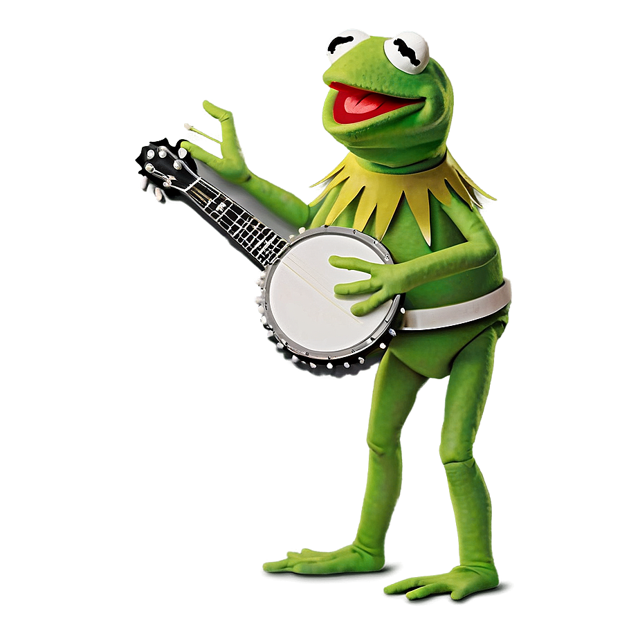 Kermit Playing Banjo Png Tfe39