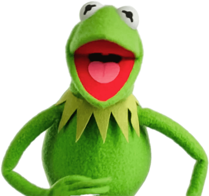 Kermit The Frog Laughing - Funniest Kermit The Frog, HD Png Download PNG with transparent background