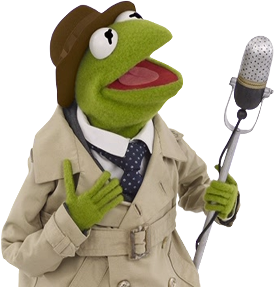 Kermitthe Frog Reporterwith Microphone